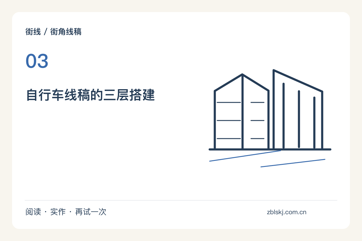 街边自行车太复杂,先抓车轮与车架的关系主题图解
